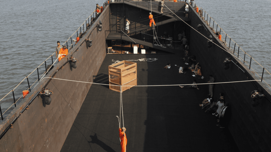 Barge at ESG Jetty